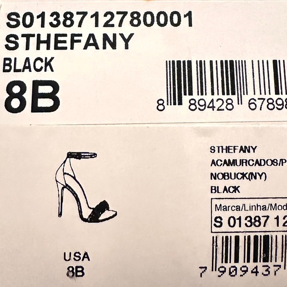 SCHUTZ - Sthefany Black Suede Heels - Picture 3 of 3